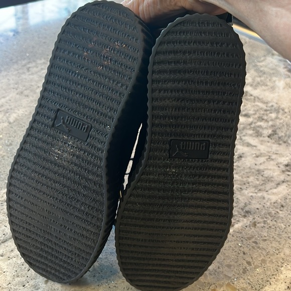 Puma PUMA Women's FENTY by Rihanna Black Sneakers Size 7.5 - Picture 6 of 8